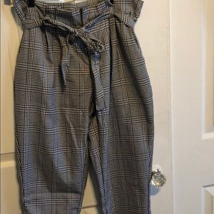 High waist trousers